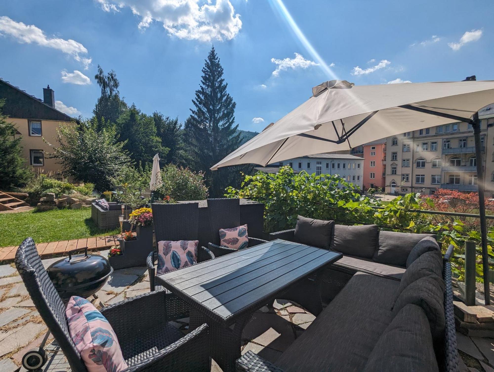 Hw2B - Urlaubsmagie - Wohlfuehlwohnung Mit Balkon, Pool, Sauna & Terrasse เซบนิทซ์ ภายนอก รูปภาพ