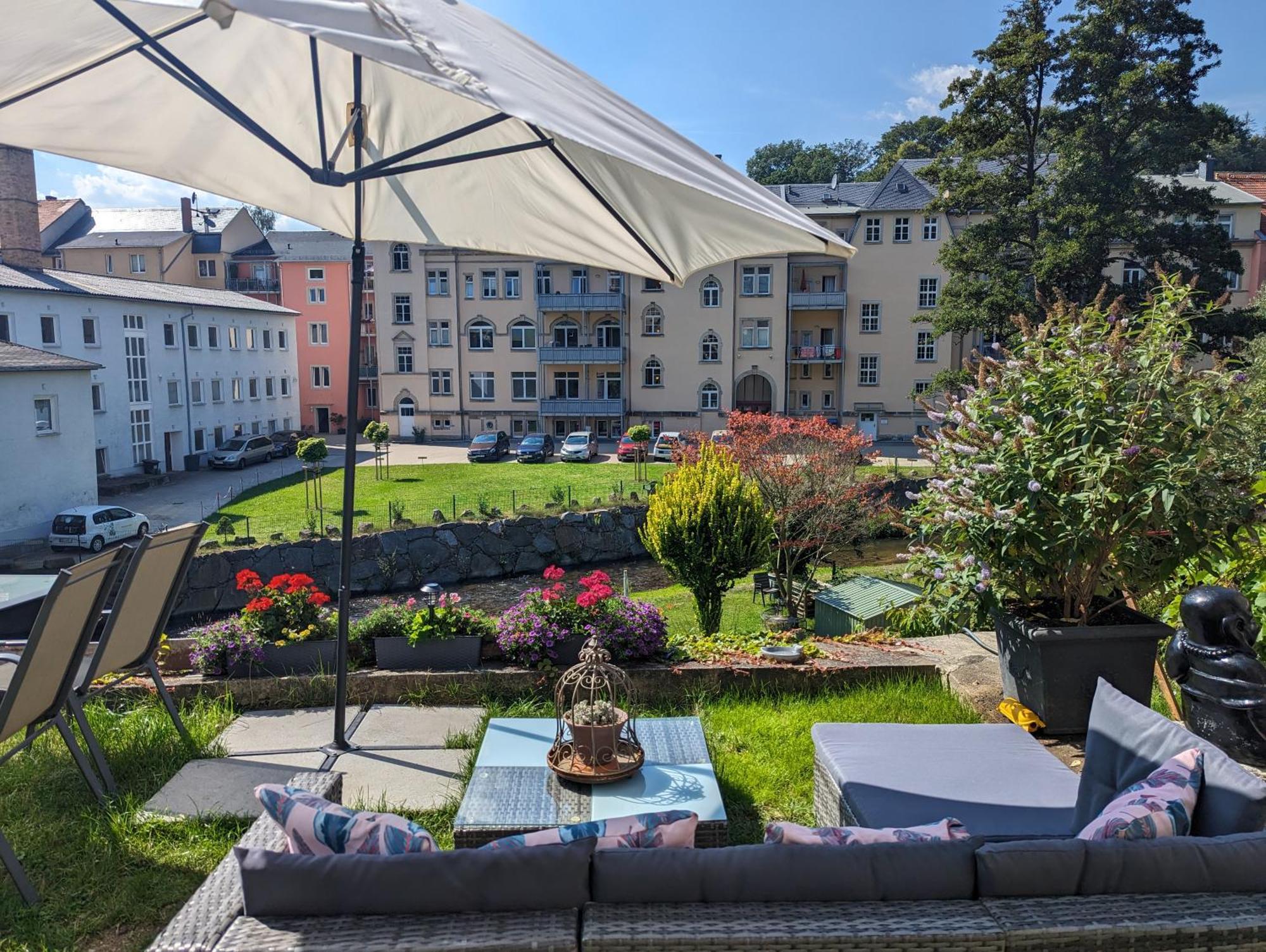 Hw2B - Urlaubsmagie - Wohlfuehlwohnung Mit Balkon, Pool, Sauna & Terrasse เซบนิทซ์ ภายนอก รูปภาพ