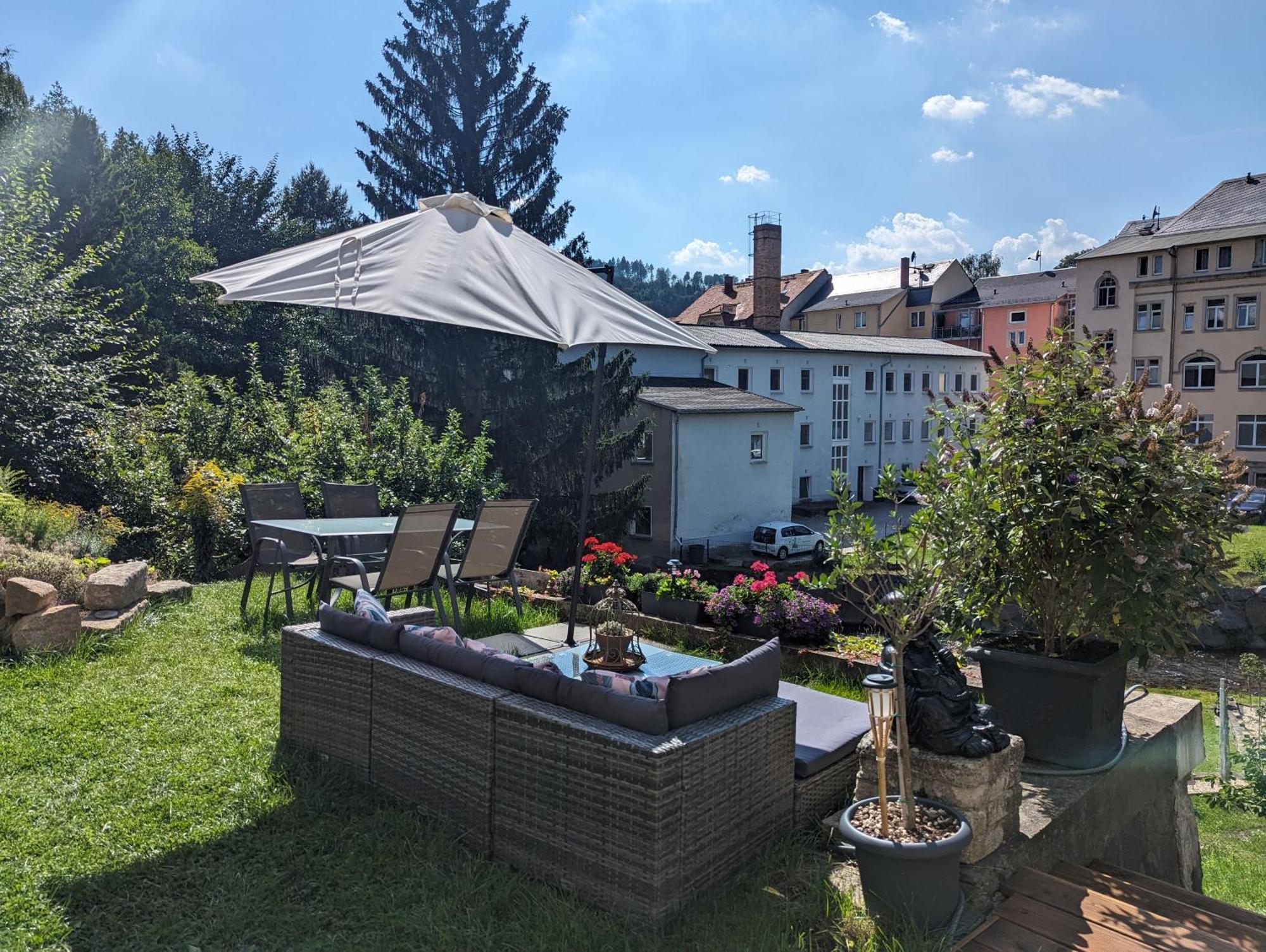 Hw2B - Urlaubsmagie - Wohlfuehlwohnung Mit Balkon, Pool, Sauna & Terrasse เซบนิทซ์ ภายนอก รูปภาพ