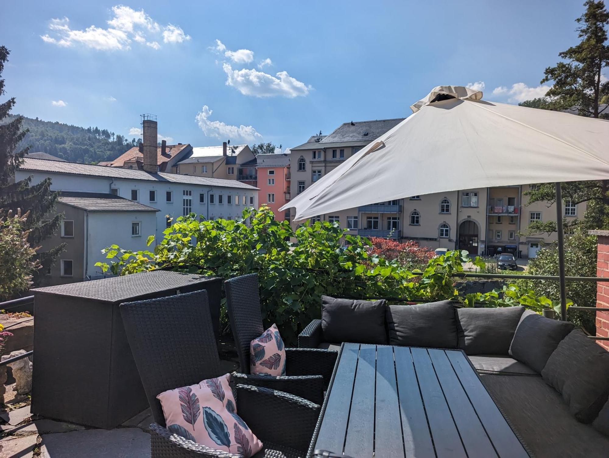 Hw2B - Urlaubsmagie - Wohlfuehlwohnung Mit Balkon, Pool, Sauna & Terrasse เซบนิทซ์ ภายนอก รูปภาพ