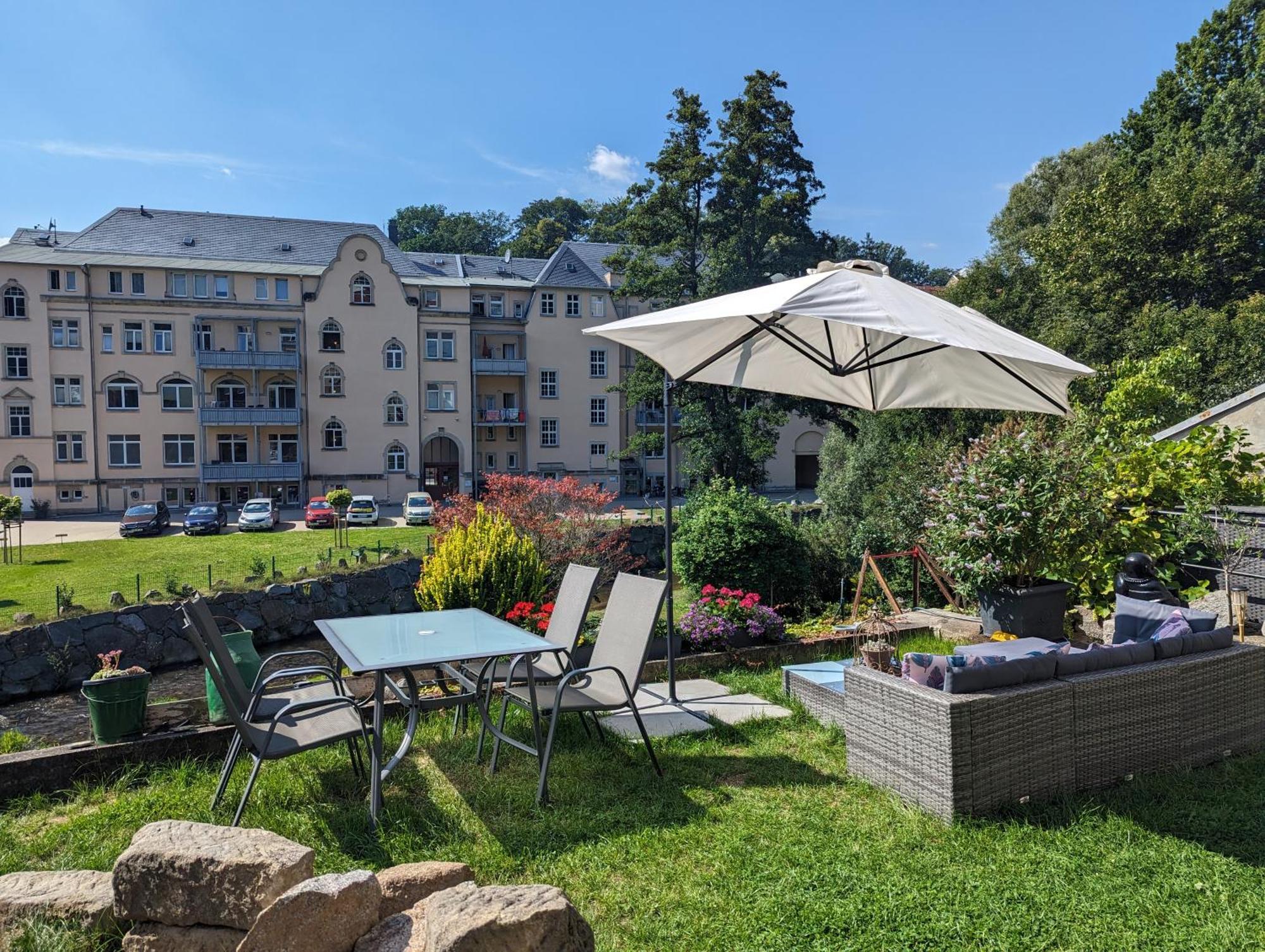 Hw2B - Urlaubsmagie - Wohlfuehlwohnung Mit Balkon, Pool, Sauna & Terrasse เซบนิทซ์ ภายนอก รูปภาพ