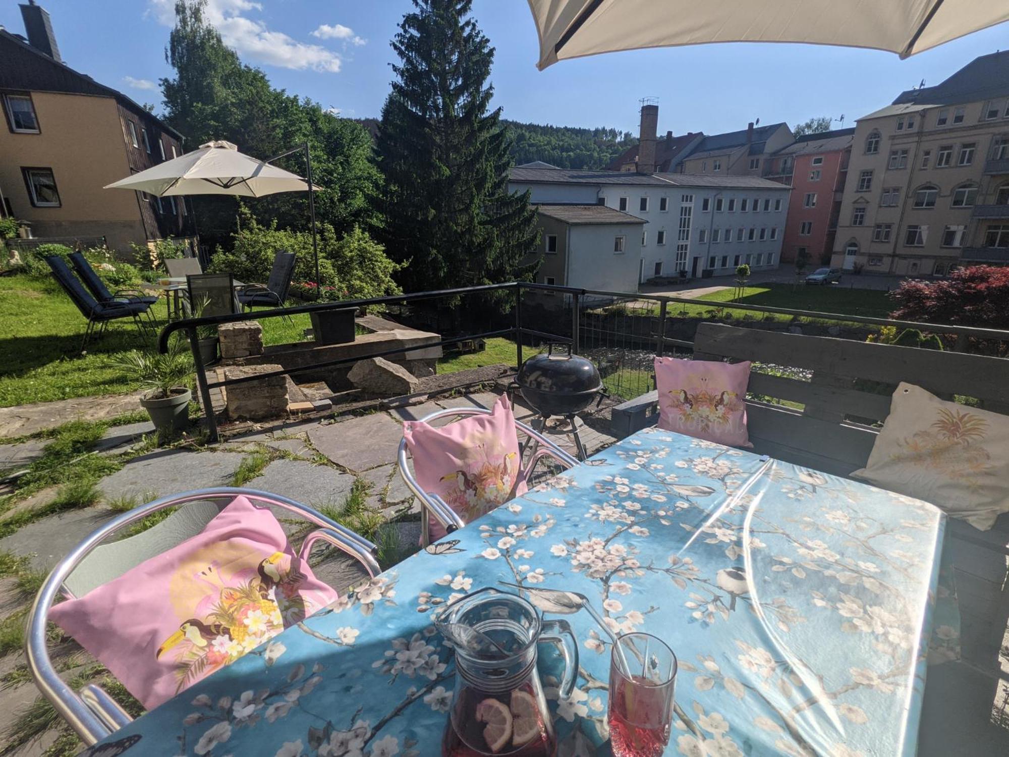 Hw2B - Urlaubsmagie - Wohlfuehlwohnung Mit Balkon, Pool, Sauna & Terrasse เซบนิทซ์ ภายนอก รูปภาพ
