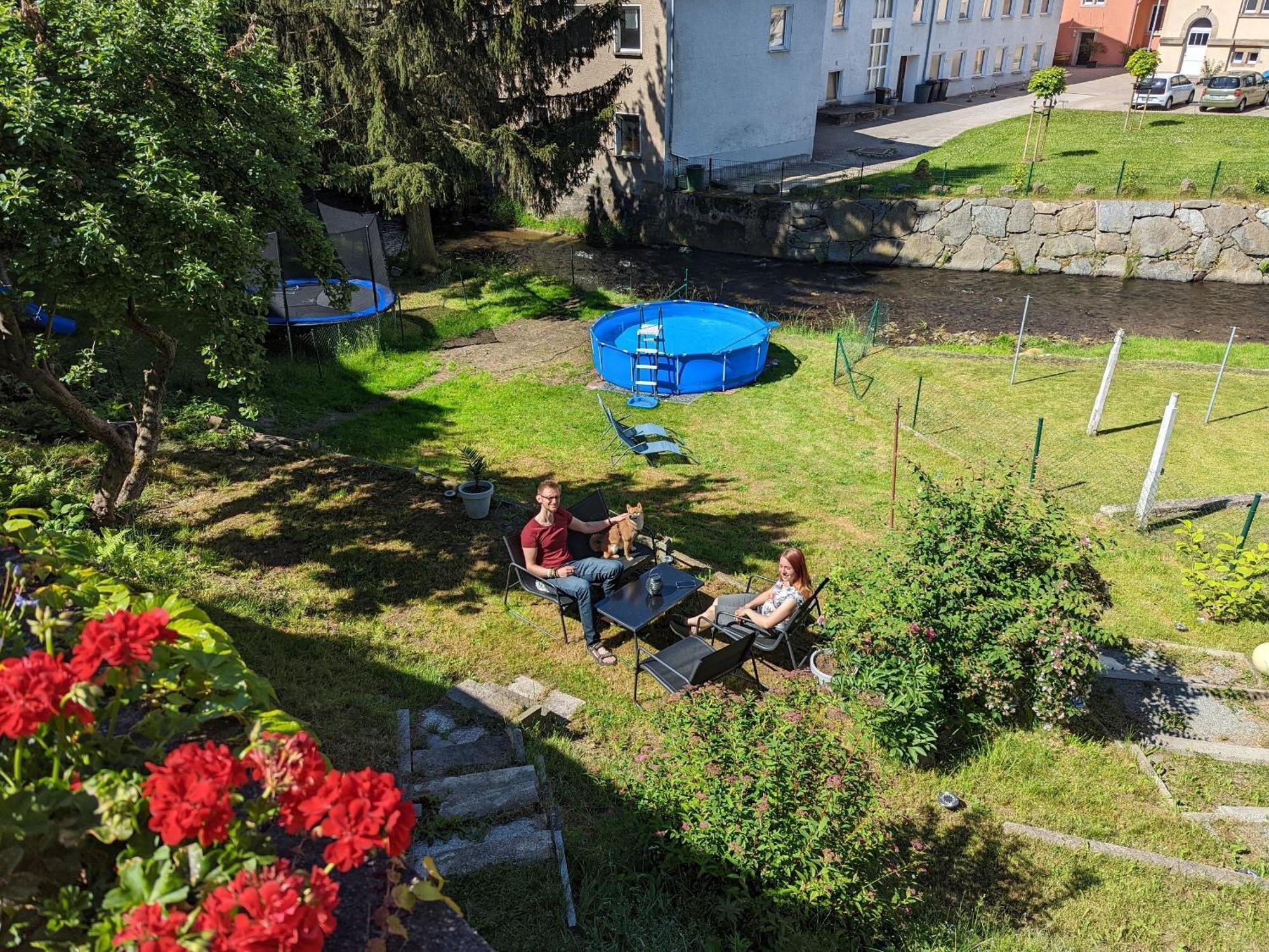 Hw2B - Urlaubsmagie - Wohlfuehlwohnung Mit Balkon, Pool, Sauna & Terrasse เซบนิทซ์ ภายนอก รูปภาพ